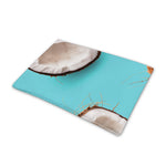 Blue Coconut Pattern Print Pet Cooling Mat Cover