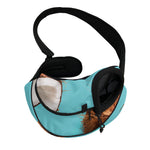 Blue Coconut Pattern Print Pet Sling Carrier