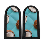 Blue Coconut Pattern Print Skillet Handle Cover