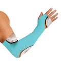 Blue Coconut Pattern Print Sun Protection Arm Sleeves