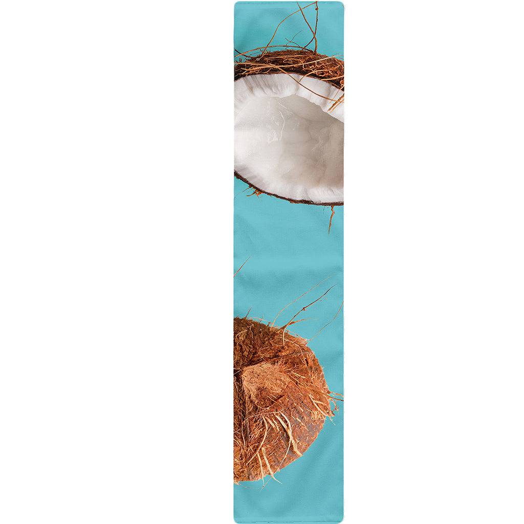 Blue Coconut Pattern Print Table Runner