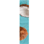 Blue Coconut Pattern Print Table Runner