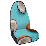 Blue Coconut Pattern Print Waterproof Car Seat Cover