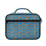 Blue Crispy Bacon Pattern Print Briefcase Bible Bag