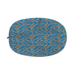 Blue Crispy Bacon Pattern Print Car Side Mirror Covers