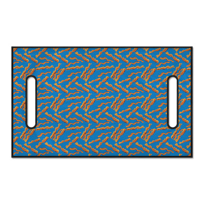 Blue Crispy Bacon Pattern Print Golf Cart Seat Cover