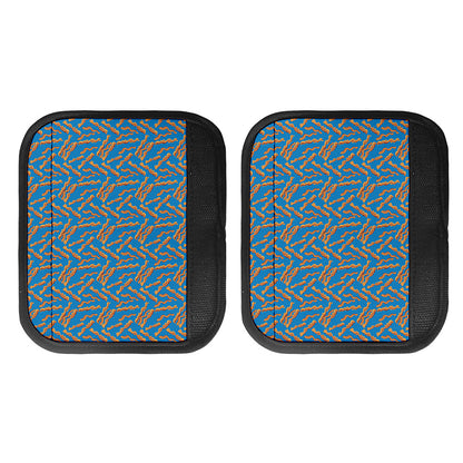 Blue Crispy Bacon Pattern Print Handle Covers