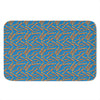 Blue Crispy Bacon Pattern Print Indoor Door Mat