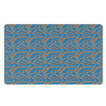 Blue Crispy Bacon Pattern Print Polyester Doormat