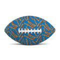 Blue Crispy Bacon Pattern Print Rugby Ball