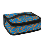 Blue Crispy Bacon Pattern Print Small Lunch Bag