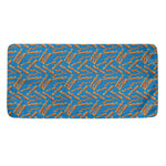 Blue Crispy Bacon Pattern Print Towel