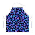 Blue Crystal Cosmic Galaxy Space Print Adjustable Apron