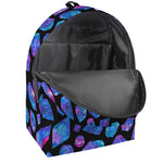 Blue Crystal Cosmic Galaxy Space Print Backpack
