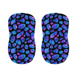 Blue Crystal Cosmic Galaxy Space Print Bar Stool Covers