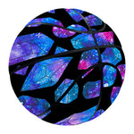 Blue Crystal Cosmic Galaxy Space Print Basketball