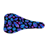 Blue Crystal Cosmic Galaxy Space Print Bicycle Seat Cover