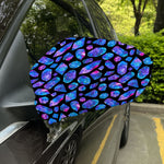 Blue Crystal Cosmic Galaxy Space Print Car Side Mirror Covers