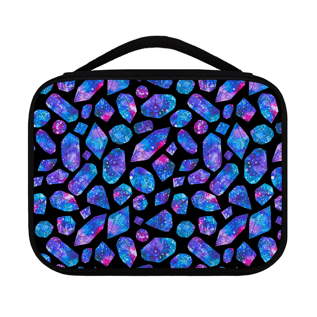 Blue Crystal Cosmic Galaxy Space Print Classic Bible Case