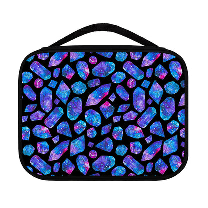 Blue Crystal Cosmic Galaxy Space Print Classic Bible Case