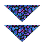 Blue Crystal Cosmic Galaxy Space Print Dog Bandana