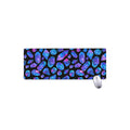 Blue Crystal Cosmic Galaxy Space Print Extended Mouse Pad
