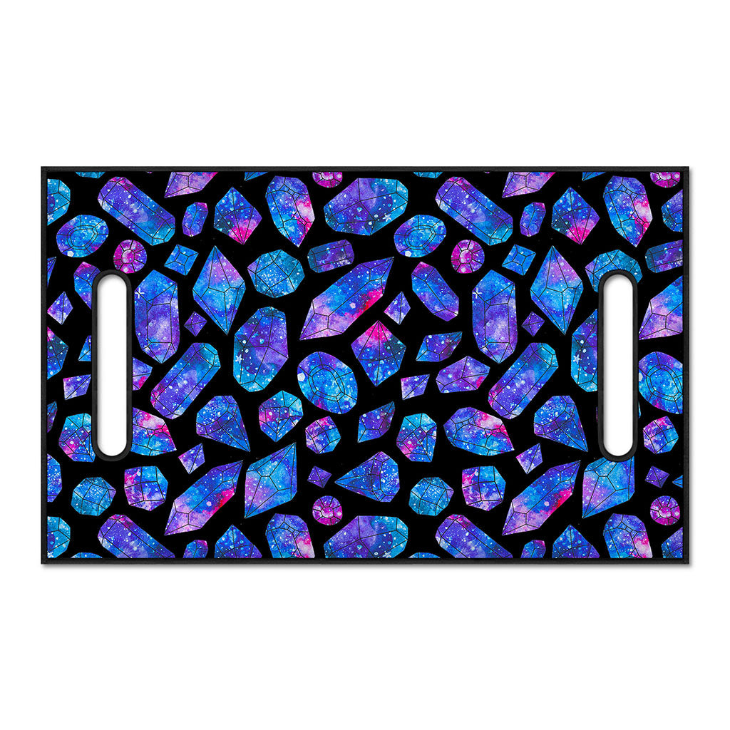 Blue Crystal Cosmic Galaxy Space Print Golf Cart Seat Cover