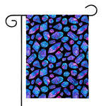 Blue Crystal Cosmic Galaxy Space Print House Flag