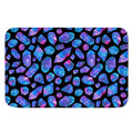 Blue Crystal Cosmic Galaxy Space Print Indoor Door Mat
