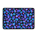 Blue Crystal Cosmic Galaxy Space Print Kitchen Mat