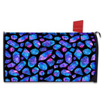 Blue Crystal Cosmic Galaxy Space Print Mailbox Cover