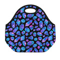 Blue Crystal Cosmic Galaxy Space Print Neoprene Lunch Bag
