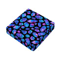 Blue Crystal Cosmic Galaxy Space Print Outdoor Seat Cushion Cover