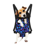 Blue Crystal Cosmic Galaxy Space Print Pet Carrier Backpack