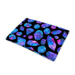 Blue Crystal Cosmic Galaxy Space Print Pet Cooling Mat Cover