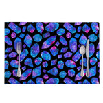 Blue Crystal Cosmic Galaxy Space Print Placemat