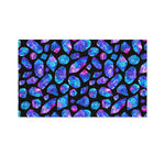 Blue Crystal Cosmic Galaxy Space Print Polyester Flag