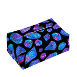 Blue Crystal Cosmic Galaxy Space Print Rectangle Tissue Box Cover