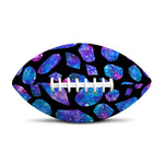 Blue Crystal Cosmic Galaxy Space Print Rugby Ball