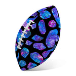 Blue Crystal Cosmic Galaxy Space Print Rugby Ball