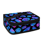 Blue Crystal Cosmic Galaxy Space Print Small Lunch Bag