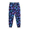 Blue Crystal Cosmic Galaxy Space Print Sweatpants