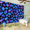 Blue Crystal Cosmic Galaxy Space Print Wall Sticker