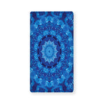 Blue Crystal Kaleidoscope Print Baby Crib Sheet