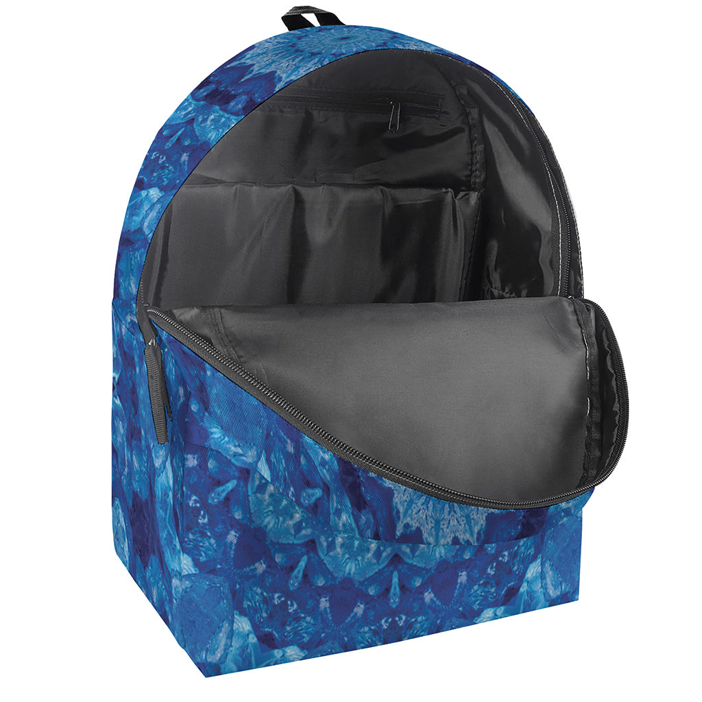 Blue Crystal Kaleidoscope Print Backpack