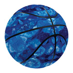 Blue Crystal Kaleidoscope Print Basketball
