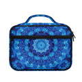 Blue Crystal Kaleidoscope Print Briefcase Bible Bag
