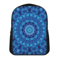Blue Crystal Kaleidoscope Print Casual Backpack