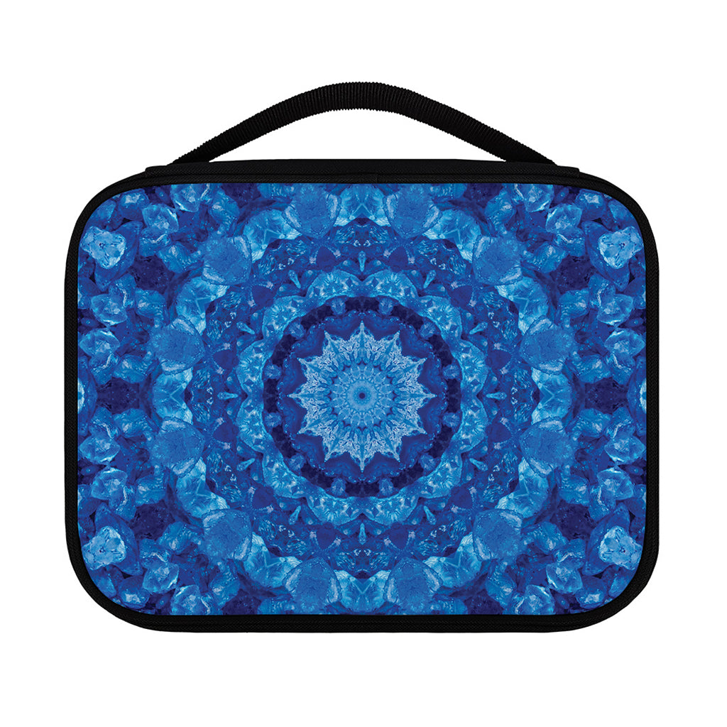 Blue Crystal Kaleidoscope Print Classic Bible Case