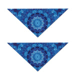 Blue Crystal Kaleidoscope Print Dog Bandana